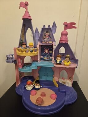 Little People Disney Princess Talker Song Castle Prince Eric & Adam